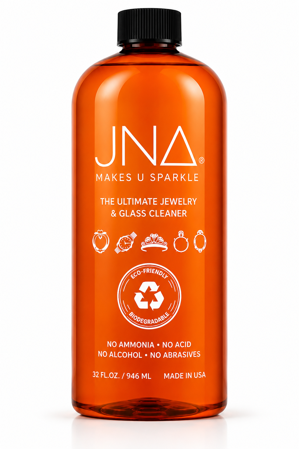 The ultimate Jewelry Diamond & glass cleaner.  Available in multiple sizes — select your size
