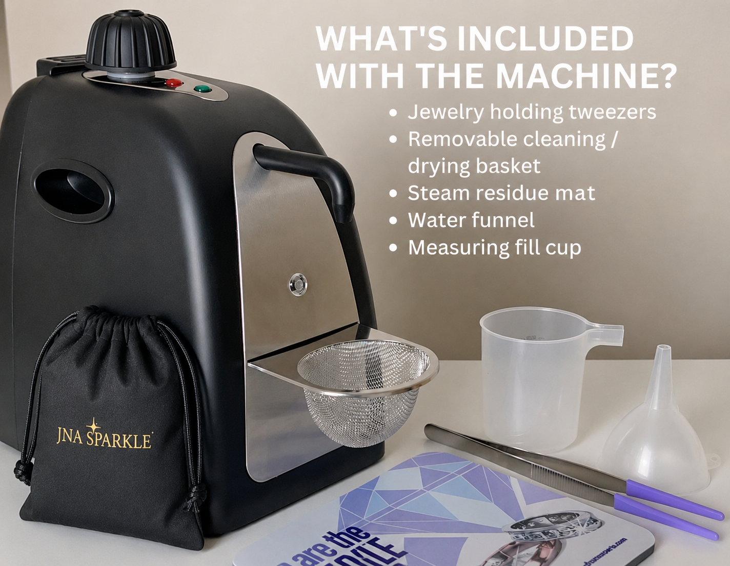 Jewelry steam cleaner